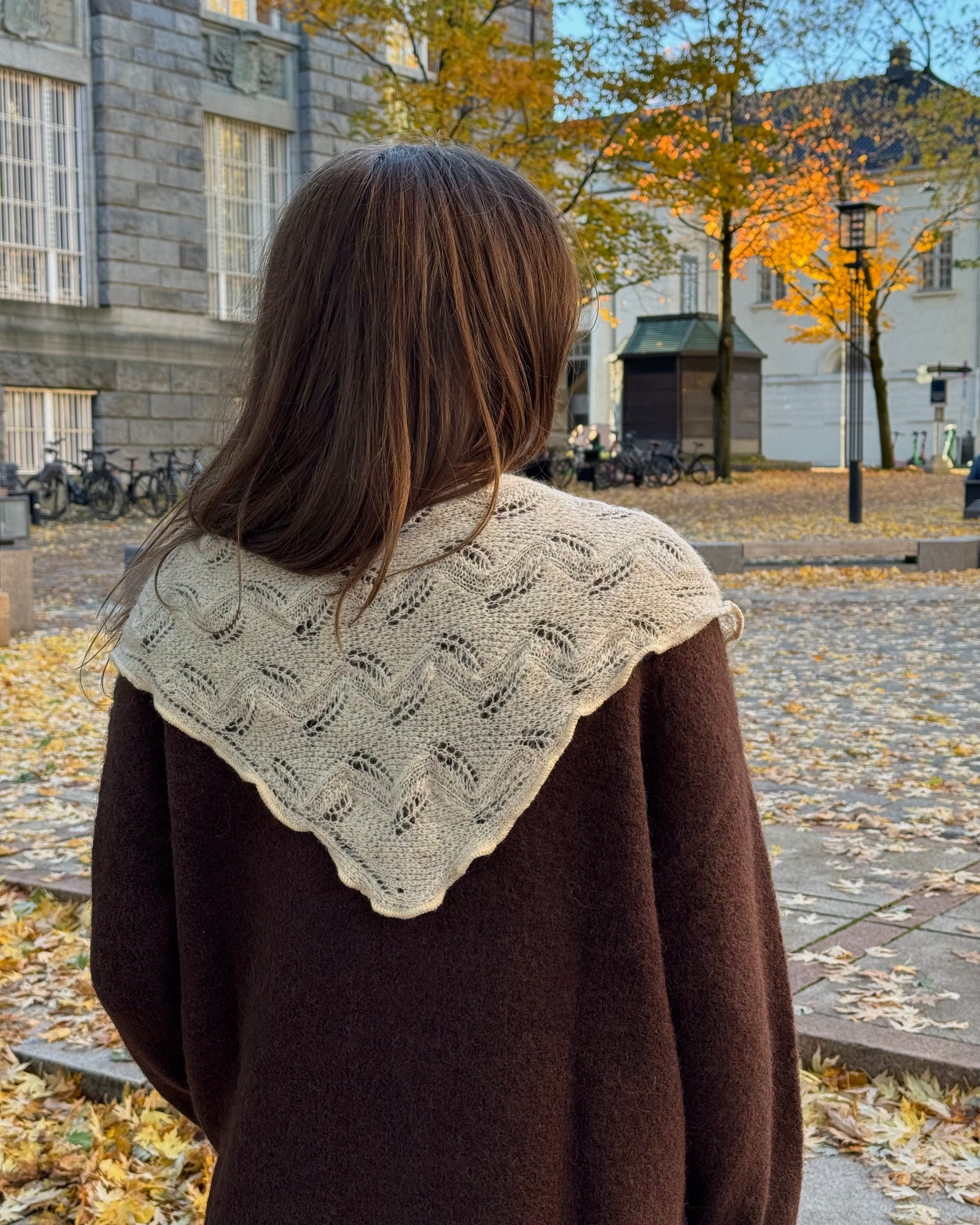 PCESTELLE Scarf - Whitecap Gray